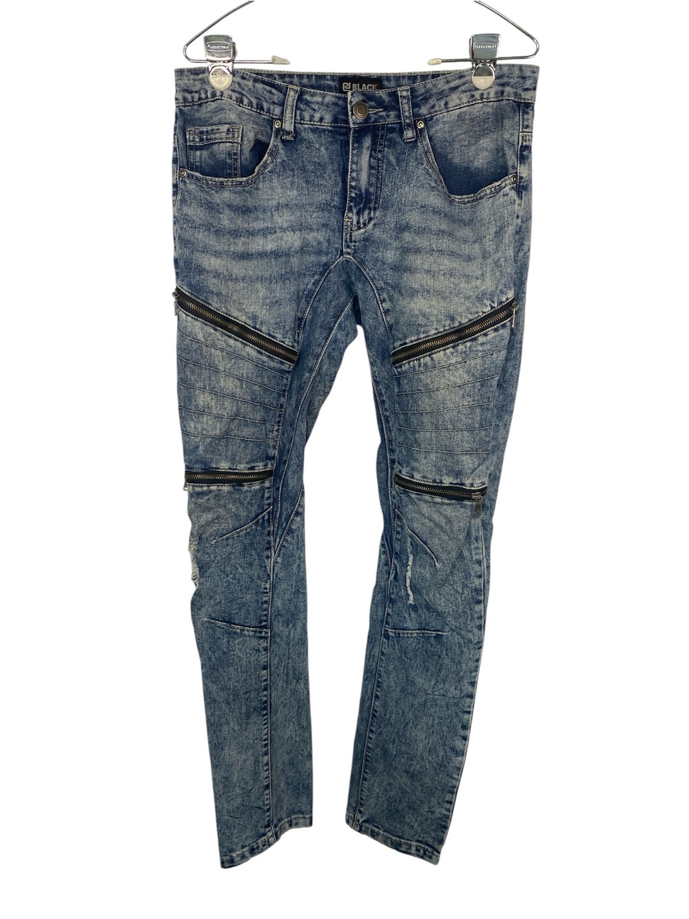 CJ Black Skinny Flex Zip Knee Jeans - Blue Men’s 30x32
